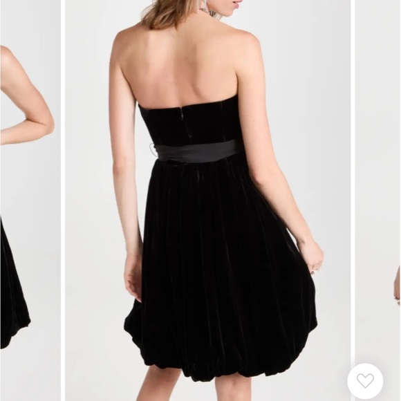 Cara Cara Veronica velvet dress in Black - Picture 5 of 9